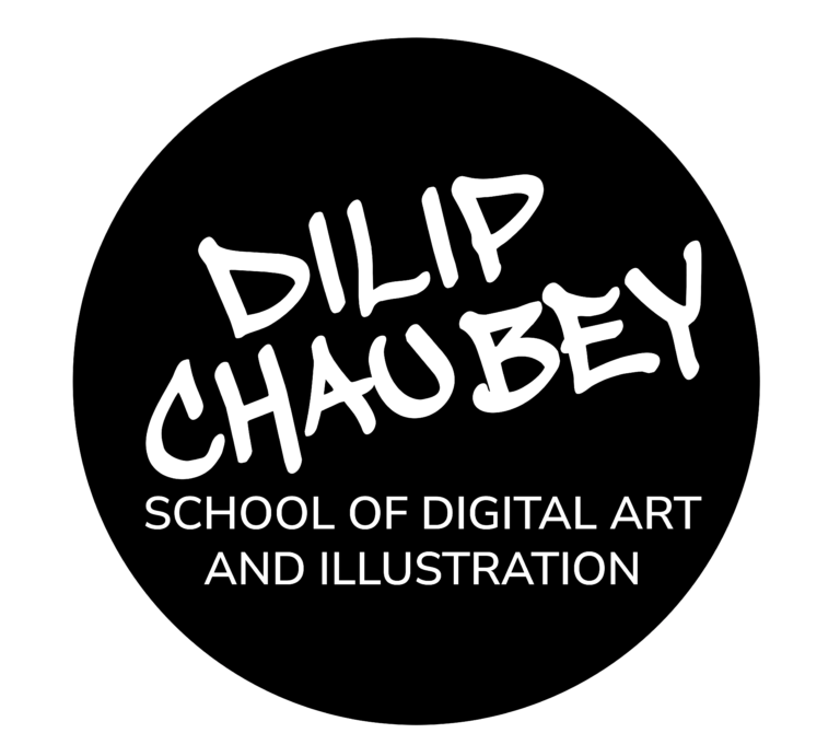 Dilip Chaubey School of Art Logo